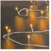 Guirlande Lumineuse Extérieur 50 mètres 500 LED Blanc chaud 8 jeux de lumière