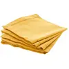 ATMOSPHERA Lot de 4 serviette de table Chambray - L 40 cm x l 40 cm - Ocre