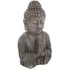 Atmosphera - Statuette Bouddha Buste - Effet Bois H48 cm