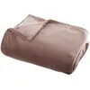 Atmosphera - Plaid flanelle rose 130x180cm créateur d'intérieur