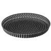 JJA Plat à tarte perforé et fond amovible - D 28 x H 3 cm - Métal