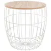 Tables basses gigognes - ATMOSPHERA - Style scandinave - Blanc - Rangement
