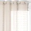 Voilage "Lily" - beige - 140x240 cm - Lin - Atmosphera createur d'interieur
