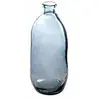 Atmosphera - Vase Dame Jeanne - Verre recyclé - Bleu Orage H35 cm