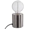Atmosphera Créateur D'intérieur - Lampe socle Saba argent H11cm