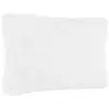Atmosphera - Coussin fausse fourrure blanc 45x30cm créateur d'intérieur