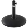 Hesperide - Pied en béton pour parasol droit 15 kg Noir - Hespéride