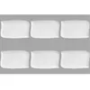 Secret De Gourmet Set De 6 Assiettes Plates Rectangulaire Design Vague...