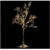 FEERIC LIGHTS AND CHRISTMAS Déco de Noël Arbre lumineux Bouquet doré 114 LED Blanc chaud H 90 cm
