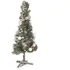 ATMOSPHERA Sapin Déco en Bois "Cocon" 55cm Vert & Naturel