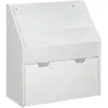Bibliotheque bac roulettes Blanc Atmosphera