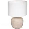 ATMOSPHERA Lampe à Poser en Céramique "Davia" 39cm Blanc
