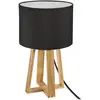 ATMOSPHERA Créateur d'intérieur - Lampe à Poser en Bois "Scandinave" 34cm Noir
