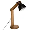 Atmosphera Créateur D'intérieur - Lampe arc Cuba pin noir H56cm