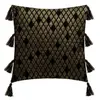 BUT Housse de coussin 40x40 cm SHINE Noir