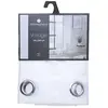 Atmosphera - Voilage Mia avec motifs brodés - 240x140 - Blanc - Mia