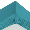 ATMOSPHERA Créateur d'intérieur - Drap Housse Intérieur 90x190cm Bleu Canard
