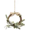 Couronne de Noël branche et houx D36cm - Feeric lights & christmas