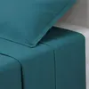 Atmosphera Créateur d'intérieur - Drap Plat Intérieur 240x290cm Bleu Canard