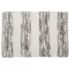 5five - tapis 50x75cm gris blanc