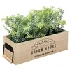 ATMOSPHERA Créateur d'intérieur - Jardinière en Bois Green House 35cm Naturel