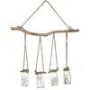Atmosphera Créateur d'intérieur - Suspension Murale 4 Fleurs Séchées 53cm Naturel