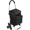 FIVE Simply Smart - Chariot de Marché 3 Roues Pliable 100cm Noir