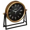 ATMOSPHERA CREATEUR D'INTERIEUR Horloge à Poser en Métal Noir