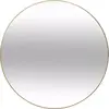 Miroir mural doré - Atmosphera - Alice - Aluminium - Verre - D76 cm