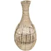 Vase Déco - ATMOSPHERA - Idylle Folk - H63 cm - Beige - Rotin - Ethnique