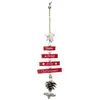 Feeric Lights & Christmas Sujet de Noël Sapin "étoile" 33cm Rouge & Blanc