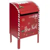 ATMOSPHERA Boîte à Lettres Déco "Soir de Noël" 80cm Rouge