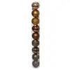 Feeric Lights & Christmas Lot de 9 Boules de Noël "Colorama" 6cm Bronze