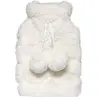FÉÉRIC LIGHTS AND CHRISTMAS Bouillotte Imitation Fourrure "Glacé" 280ml Blanc