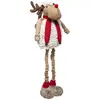 FEERIC CHRISTMAS Déco Noël Renne télescopique avec écharpe et fourrure H maxi 144 cm