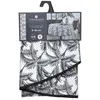 ATMOSPHERA Créateur d'intérieur - Nappe Antitache Imprimée Palmier 180cm Gris