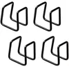 5FIVE FIVE Simply Smart - Lot de 4 Clips de Fixation Mix N Modul 3cm Noir