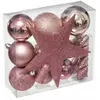 FÉÉRIC LIGHTS AND CHRISTMAS Créateur d'intérieur - Kit 18 Pièces Déco de Noël Colorama 23cm Cassis