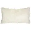 HOMEMAISON Créateur d'intérieur - Coussin Imitation Fourrure Oslo 35x75cm Ivoire