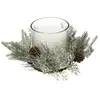 Feeric Lights & Christmas Bougie Parfumée "Feuilles" 210g Grenade Noire