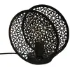 Atmosphera Créateur d'intérieur - Lampe à Poser Ronde Lonzo 22cm Noir
