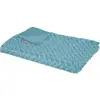LES TENDANCES 3S. x Home Plaid Fourrure bouclée 120x160cm Bleu orage
