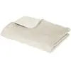 Dessus de lit 240x260 feuilles ivoire Atmosphera - Ivoire
