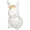 ATMOSPHERA FOR KIDS Tirelire - Enfant - Lapin - 22cm - Blanc - Dolomite, Nylon, Acrylique