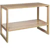 5five - étagère empilable 2 cases "mix n modul" effet bois naturel