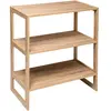 5five - étagère 4 cases empilables "mix n modul" effet chêne naturel