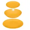 SECRET DE GOURMET Service de Table - PARIS PRIX - Colorama Jaune - 18 pièces - Faïence - D. 26cm Jaune