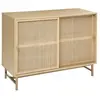ATMOSPHERA Créateur d'intérieur - Buffet 2 Portes Cannage Rayo 100cm Naturel