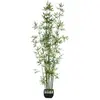 Bambou artificiel en Pot Céramique H.180 cm - Atmosphera TU