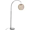Lampadaire arc Raahe métal noir H180cm - Atmosphera créateur d'intérieur